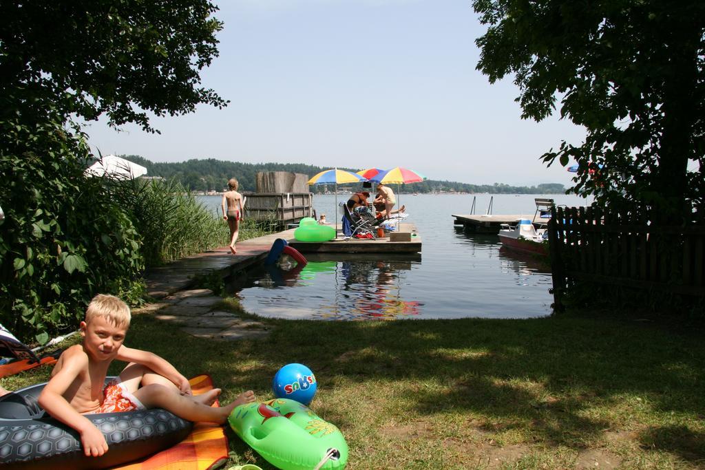 Erlebnisbauernhof Tschom Sankt Kanzian am Klopeiner See Exterior foto